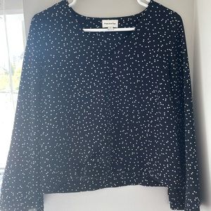 Amazing polka dots blouse, very chic from Frank and Oak in size medium